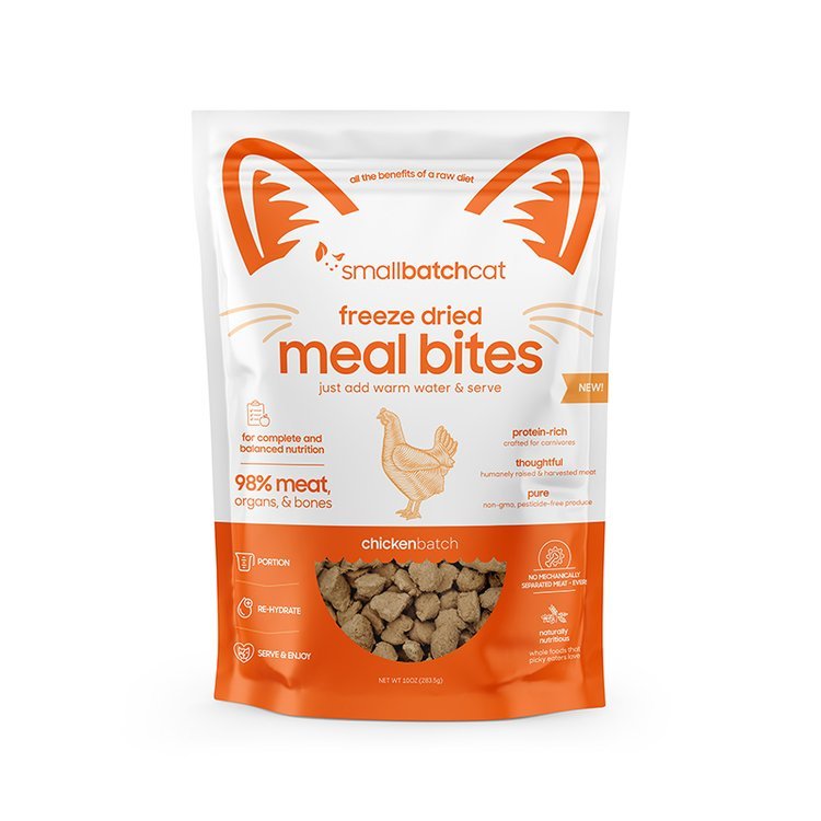 SmallBatch Freeze Dried Meal Bites Chicken Batch Cat