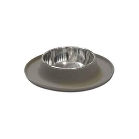 Messy Mutts Medium Stainless Dog Bowl in Silver, 1.5 Cup Capacity