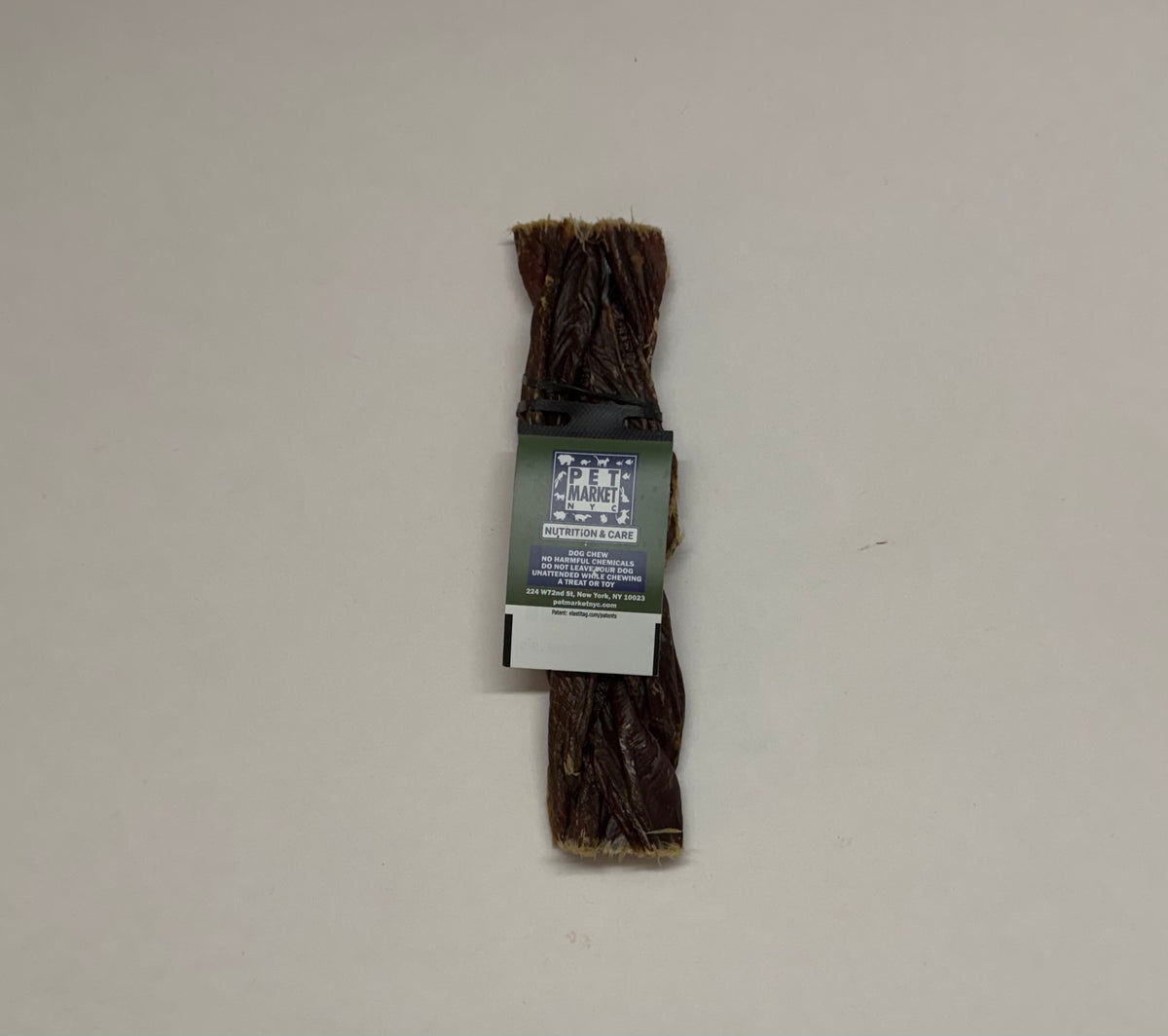 Pet Market NYC Braided Beef Gullet 5-6" (1 count)