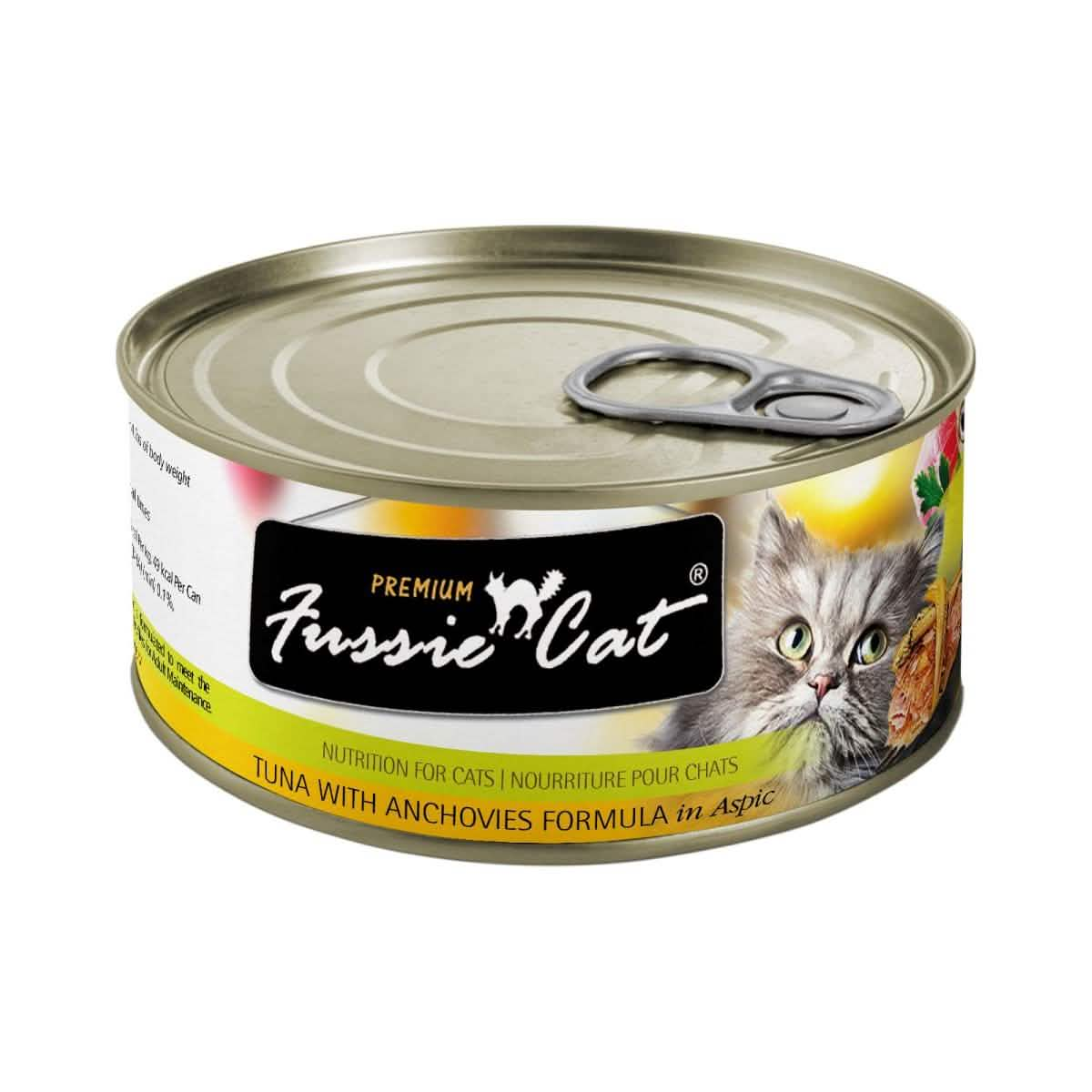 Fussie Cat Tuna with Anchovies Formula in Aspic