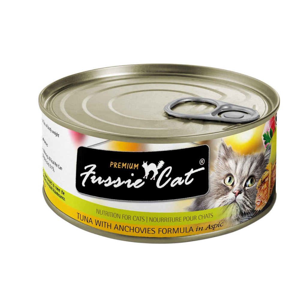 Fussie Cat Tuna with Anchovies Formula in Aspic