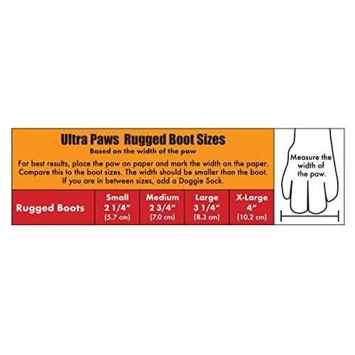 Ultra Paws Rugged Dog Boots Black Large - Premium Dog Footwear by Ultra Paws