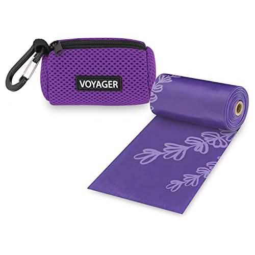 Best Pet Mesh Waste Bag Dispenser Purple