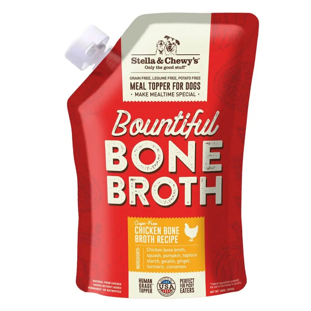 Stella & Chewy's Dog Food Topper Bountiful Chicken Bone Broth Recipe