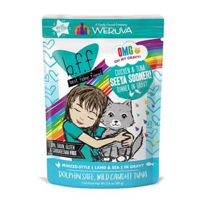 Weruva CP BFF OMG! Seeya Sooner! Chicken/Tuna in Gravy 2.8oz