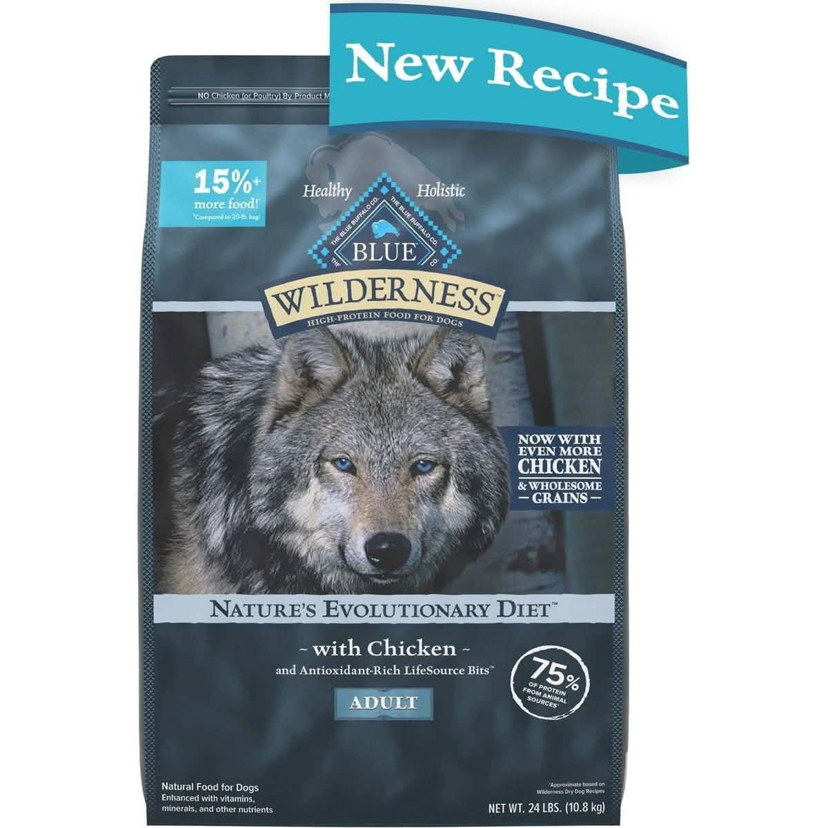 Blue Buffalo Dry Dog Food Wilderness Adult Chicken