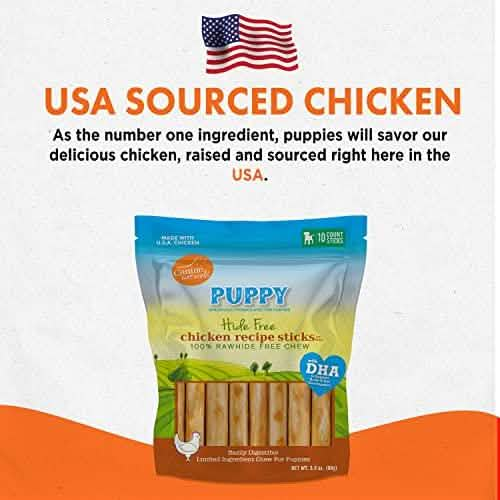 Canine Naturals Hide Free Puppy Chicken  5" 10 pk