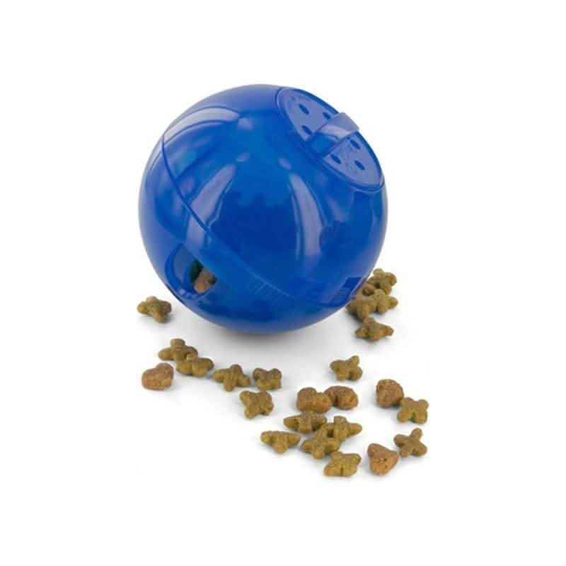 PetSafe SlimCat Interactive Feeder Ball Blue