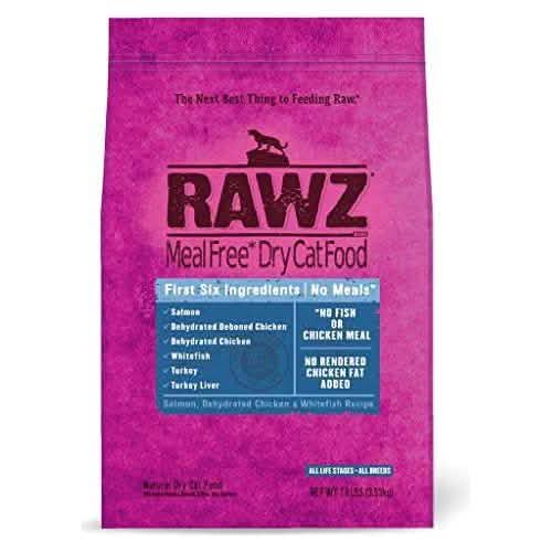 RAWZ Cat Salmon, Chicken, Whitefish Flavor, 7.8Lb Size - Grain Free