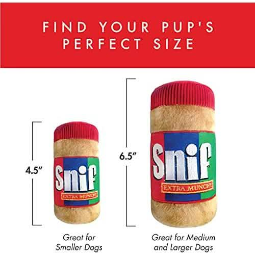 Lulubelles Small Dog Snif Peanut Butter Plush Toy