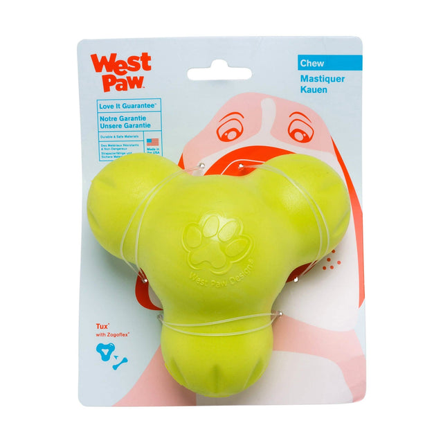 West Paw Tux Aqua Granny Smith Large Dog Toy