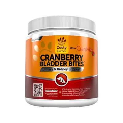 Zesty Paws Cranberry Bladder Bites Bacon 90ct