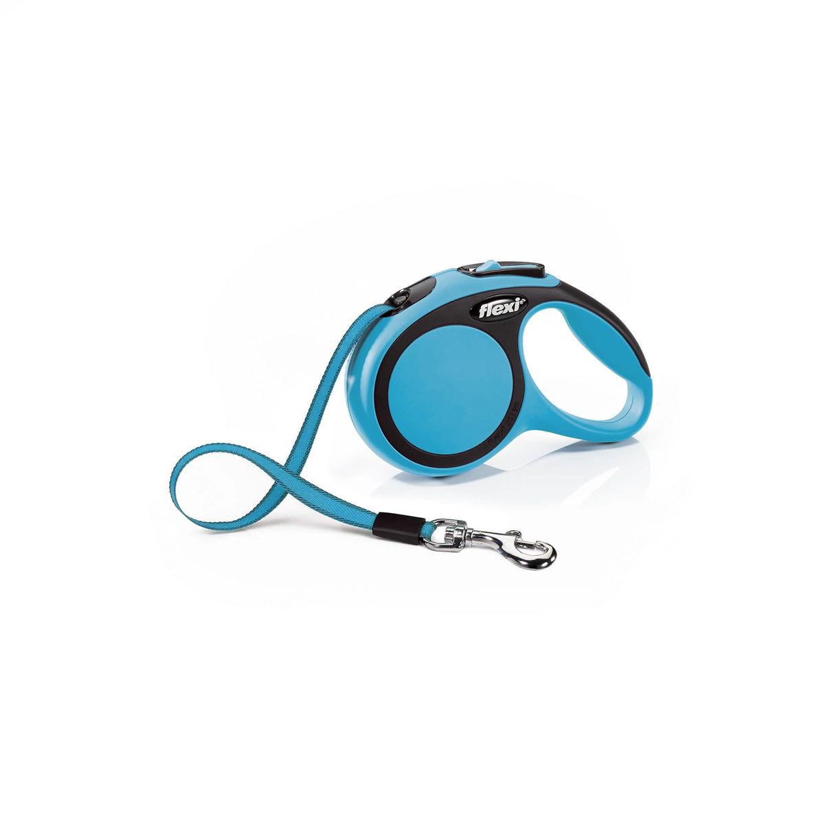 Flexi Comfort Tape Dog Leash, 10 Ft, Blue, Suitable for Dogs up to 26 Lbs