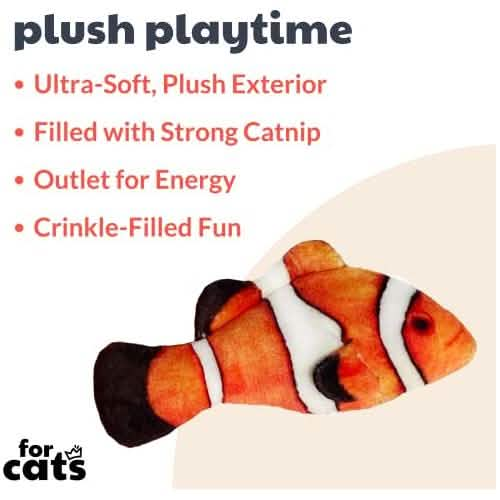 Huxley & Kent Kittybelles Clownfish Cat Toy