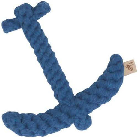 Jax & Bones Anchor Blue 7 Dog Rope Toy