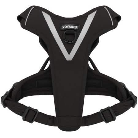 Voyager Dog Harnesses Small Size Dual Attachment Maverick Outdoor Black Dog Harness