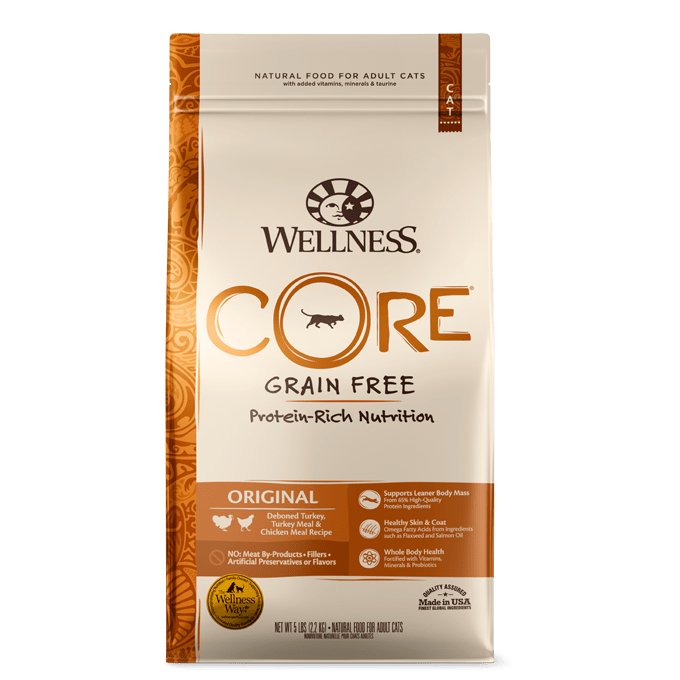 Wellness Dry Cat Food Core Original Turkey & Chicken Recipe