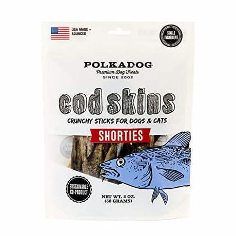 POLKA DOG COD SKINS SHORTIES 2oz