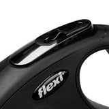 Flexi Duo Two-Dog Retractable Black Leash, 16Ft Size