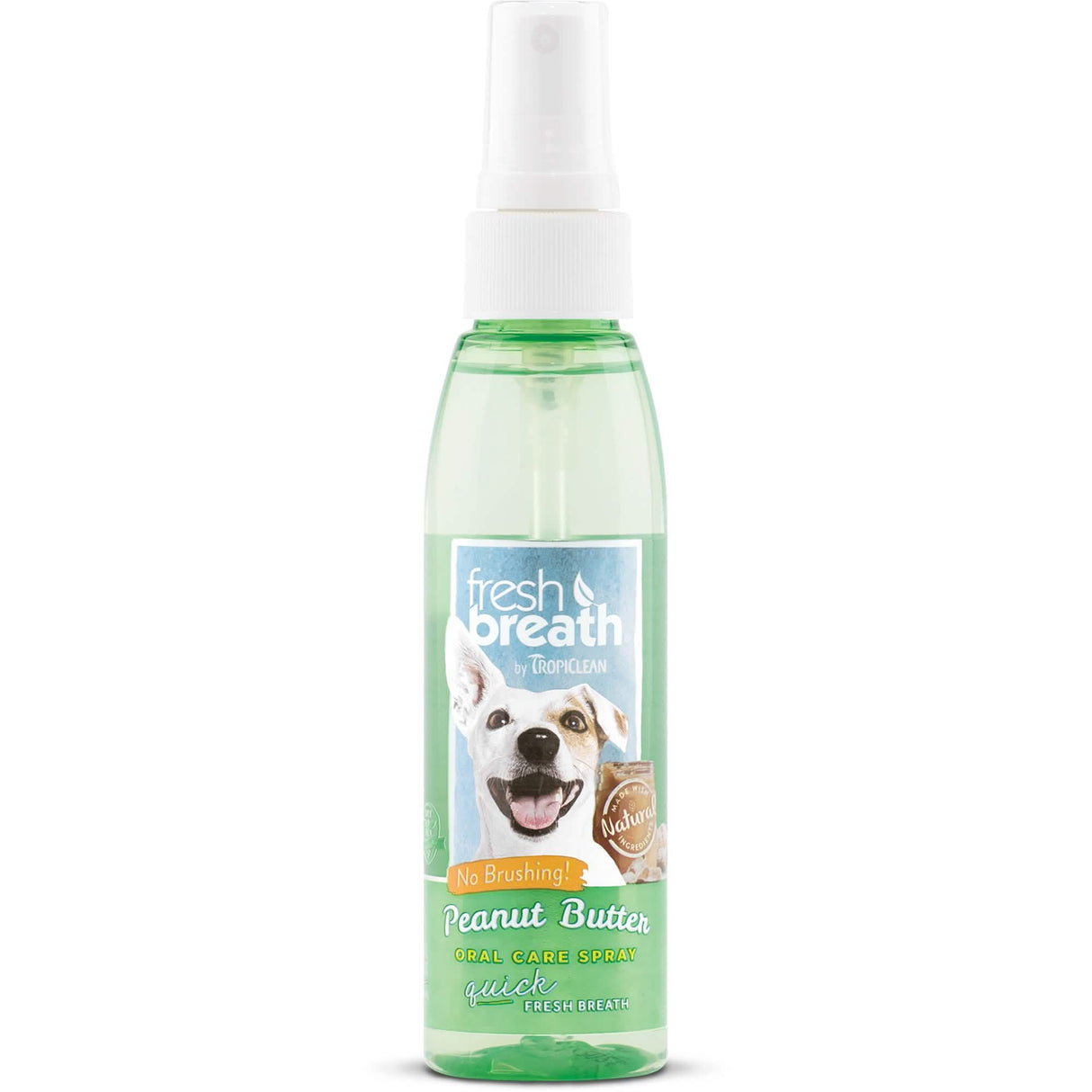 Tropiclean Dog Fresh Breath Spray Peanut Butter 4oz