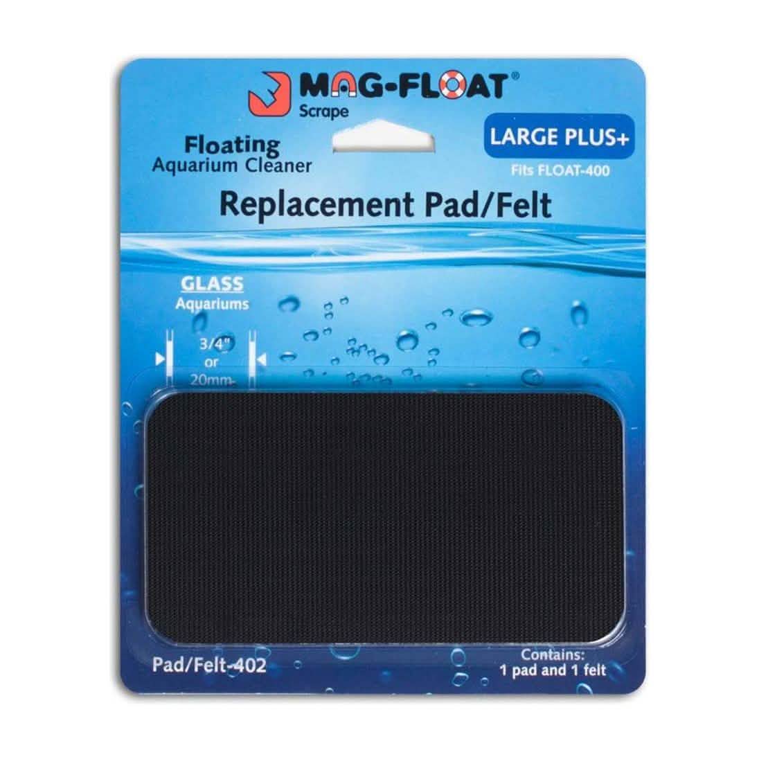 Mag-Float Replacement Pad/Felt Floating Magnet Cleaner for Glass Aquar ...