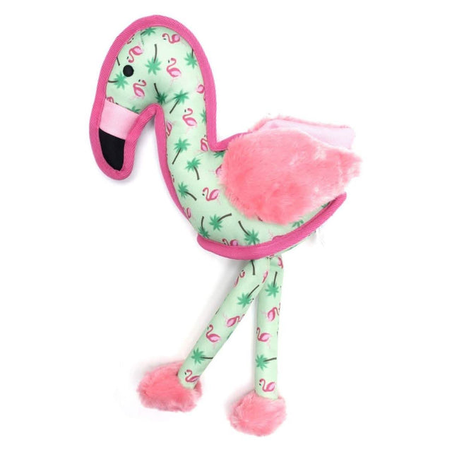 The Worthy Dog Flamingo S Dog Toy, 1 Pack, Pink Color