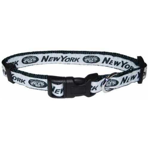 Pets First Large NFL NY Jets Dog Collar in Multi-Color