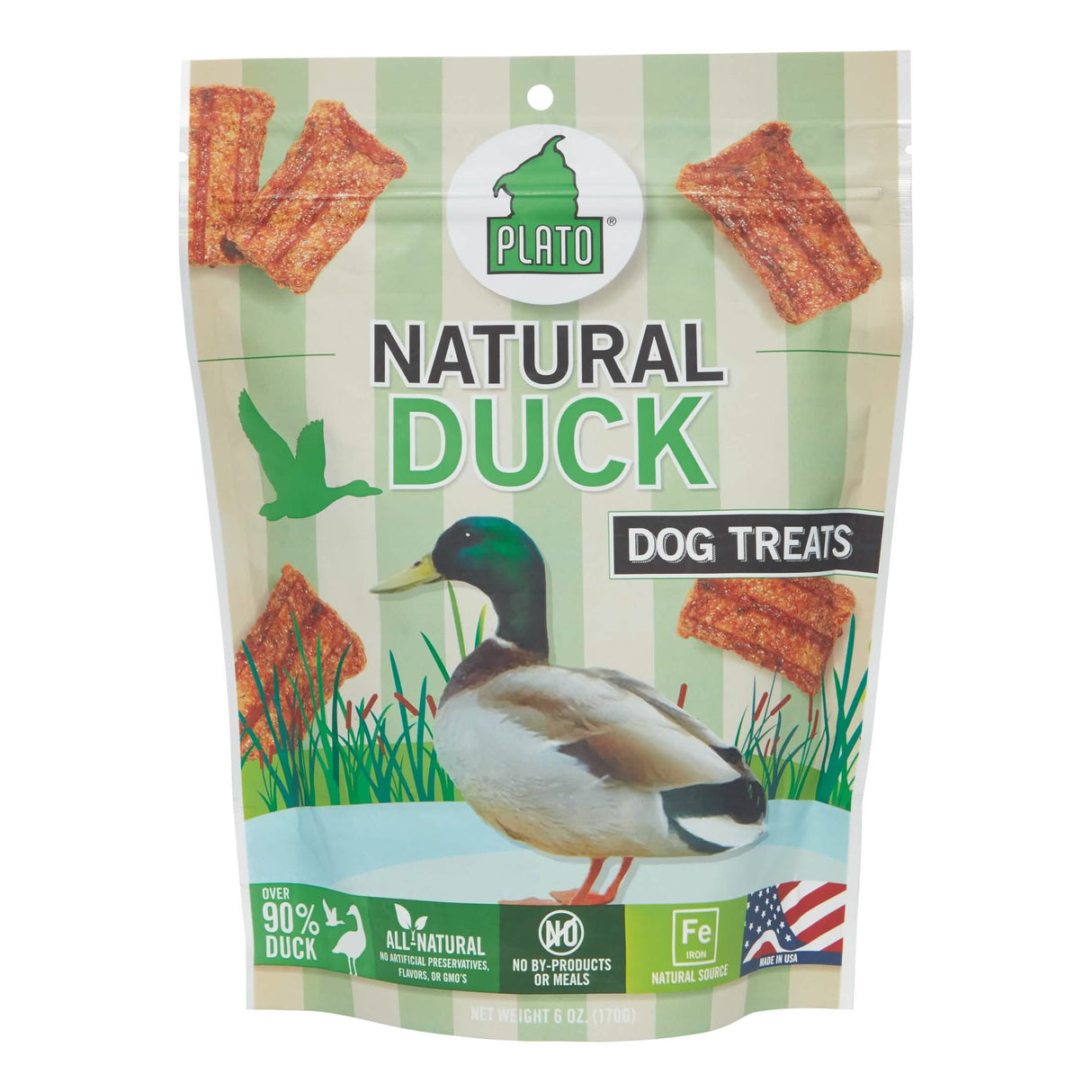 Plato D Natural Duck Strips  6oz