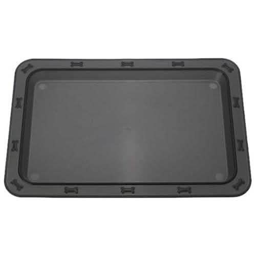 Bone N Up 19.25-Inch Black Dinner Tray for Dogs