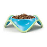 PetRageous Designs 1.5-Cup Stainless Steel Milos Teal Bowl for Cats and Dogs