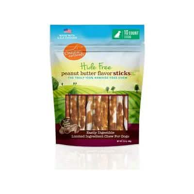 Canine Naturals Dog Hide Free Peanut Butter Flavor 5in - 10 Pack