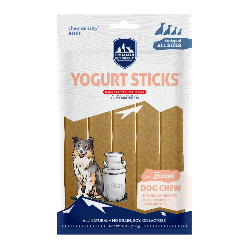 Palitos de yogur con tocino para perros de Himalayan Pet Supply