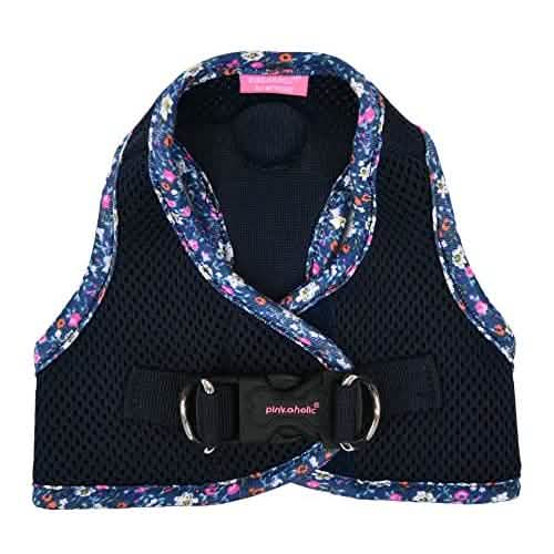 Puppia Small Emma Vest Harness for Dogs in Navy Color