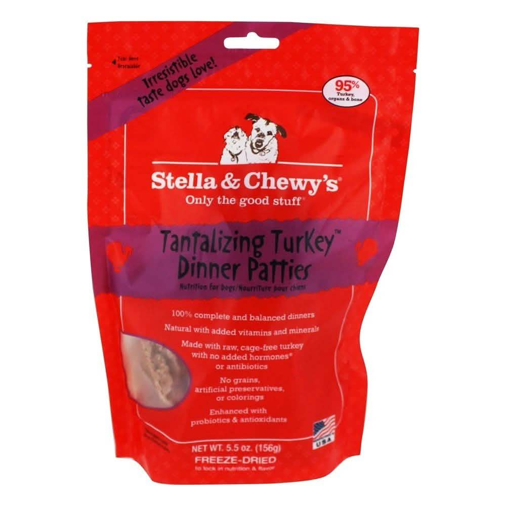 Stella & Chewy's D FD Patties Tantalizing Turkey 5.5oz