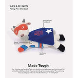 Jax & Bones 11 Flying Finn The Goat Wool Toy for Dogs