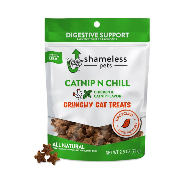 Shameless C  Catnip N Chill Crunchy Treat 2.5oz