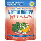 Natural Balance Chicken and Pumpkin Flavor Gravy Cat Food, 3oz