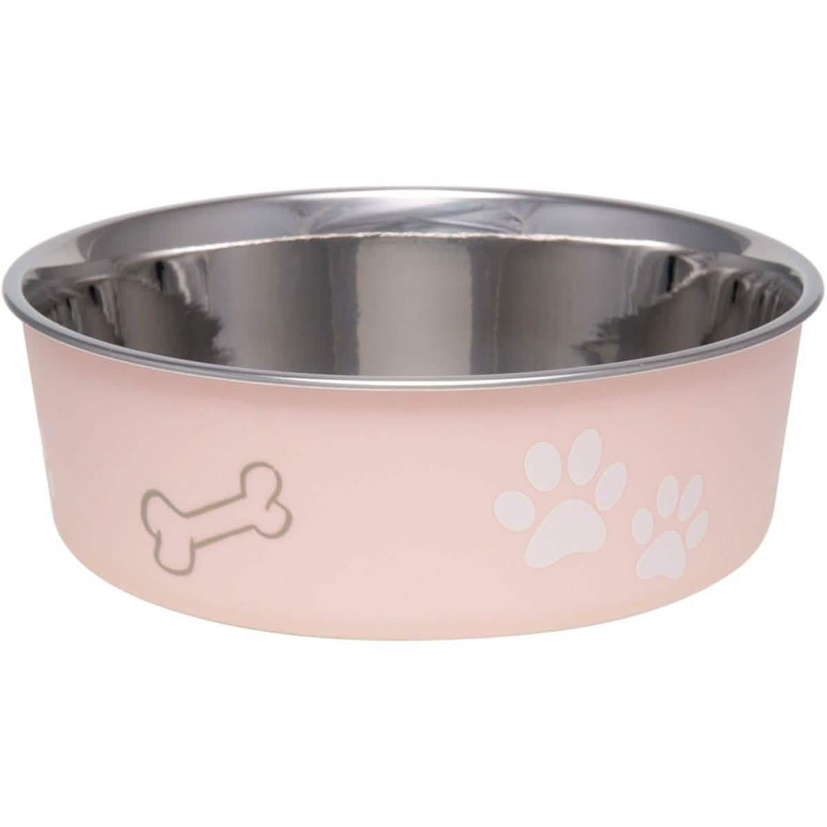 Loving Pets Large Bella Dog Bowl in Paparazzi Pink