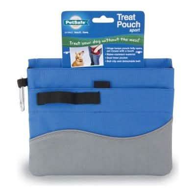 PetSafe Treat Pouch W/ Belt Strap  Cadet blue 5.5"