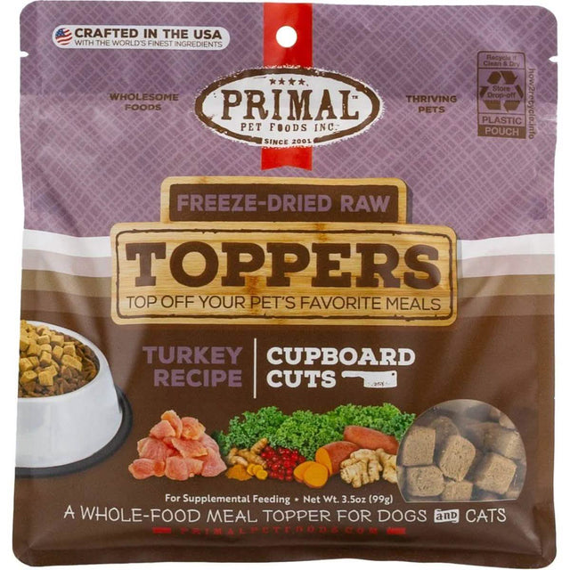 Primal Canine Freeze Dried Raw Toppers Turkey