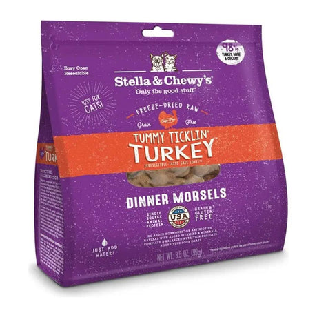 Stella and Chewy's Tummy Ticklin Turkey Freeze Dried Raw Dinner Morsels