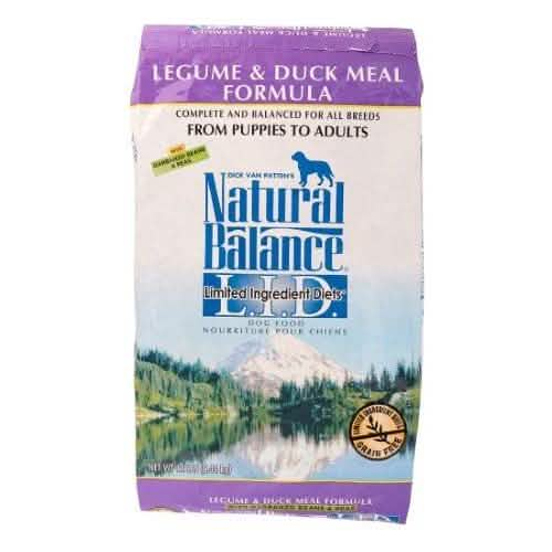 Natural Balance Dog Food - Duck Flavor Legume, 12lbs Size