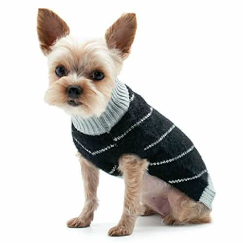 Dogo Pet Large Victor Dog Sweater in Black