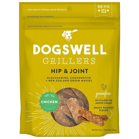 Dogswell Hip & Joint Chicken Grill Dog Treat, 12 Oz Pack