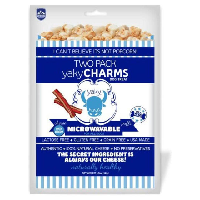 Himalayan Pet Supply Yacky Charms Bacon Flavor Chew, 1.5oz, 2 Pack