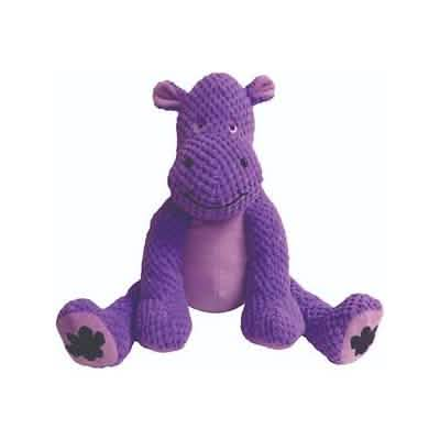 Fabdog Small Floppy Hippo Purple Dog Toy