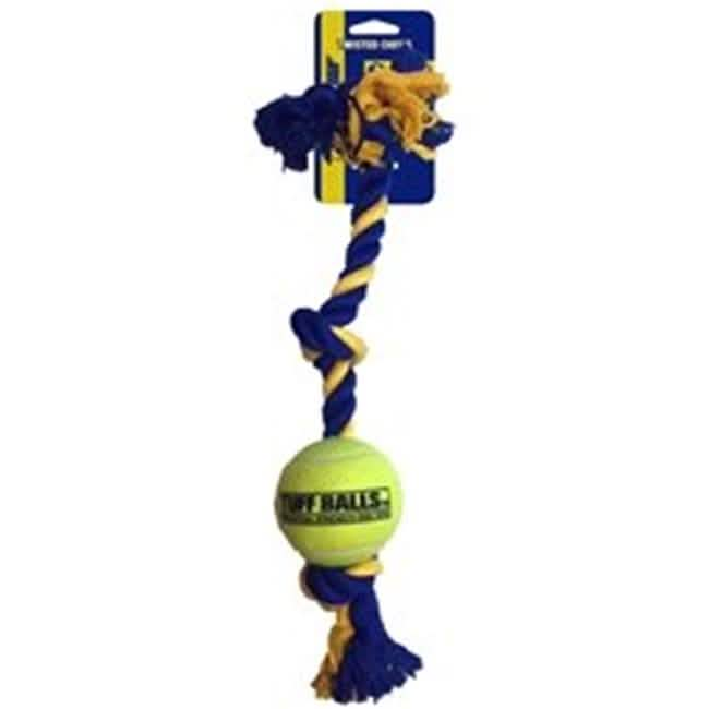 Pet Sport  TC Mini Three Knot Rope w/ Tuff ball