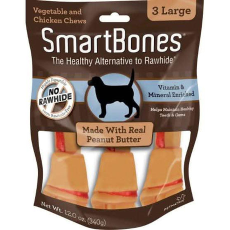 SMARTBONES PBUTTER 3pk L