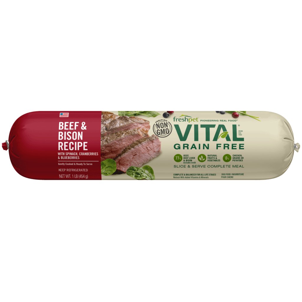 FreshPet Vital Cooked Refrigerated Dog Food Beef & Bison Recipe