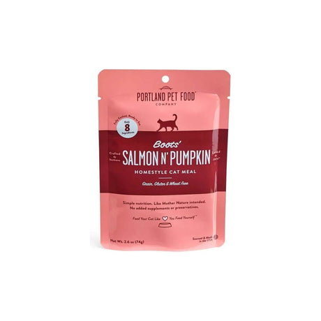 Portland Pet Boots' Salmon N' Pumpkin Cat Meal Pouch